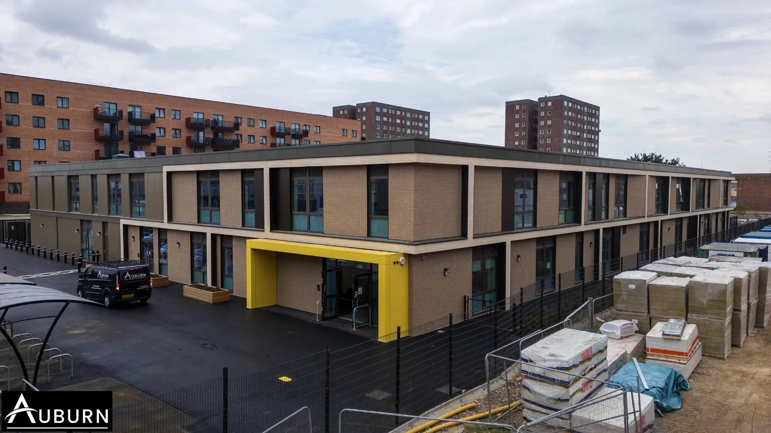Completed façade suitable for recladding and remediation services